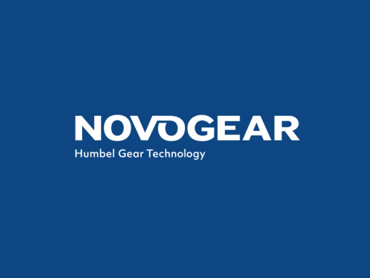 Novogear Logo Blauerhintergrund Rgb